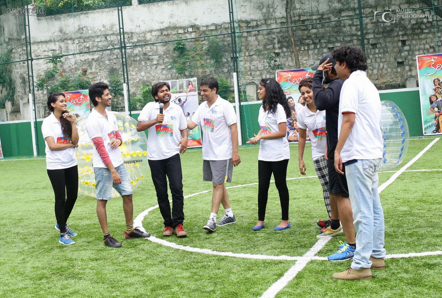 Kerintha Team At Bubble Soccer Event