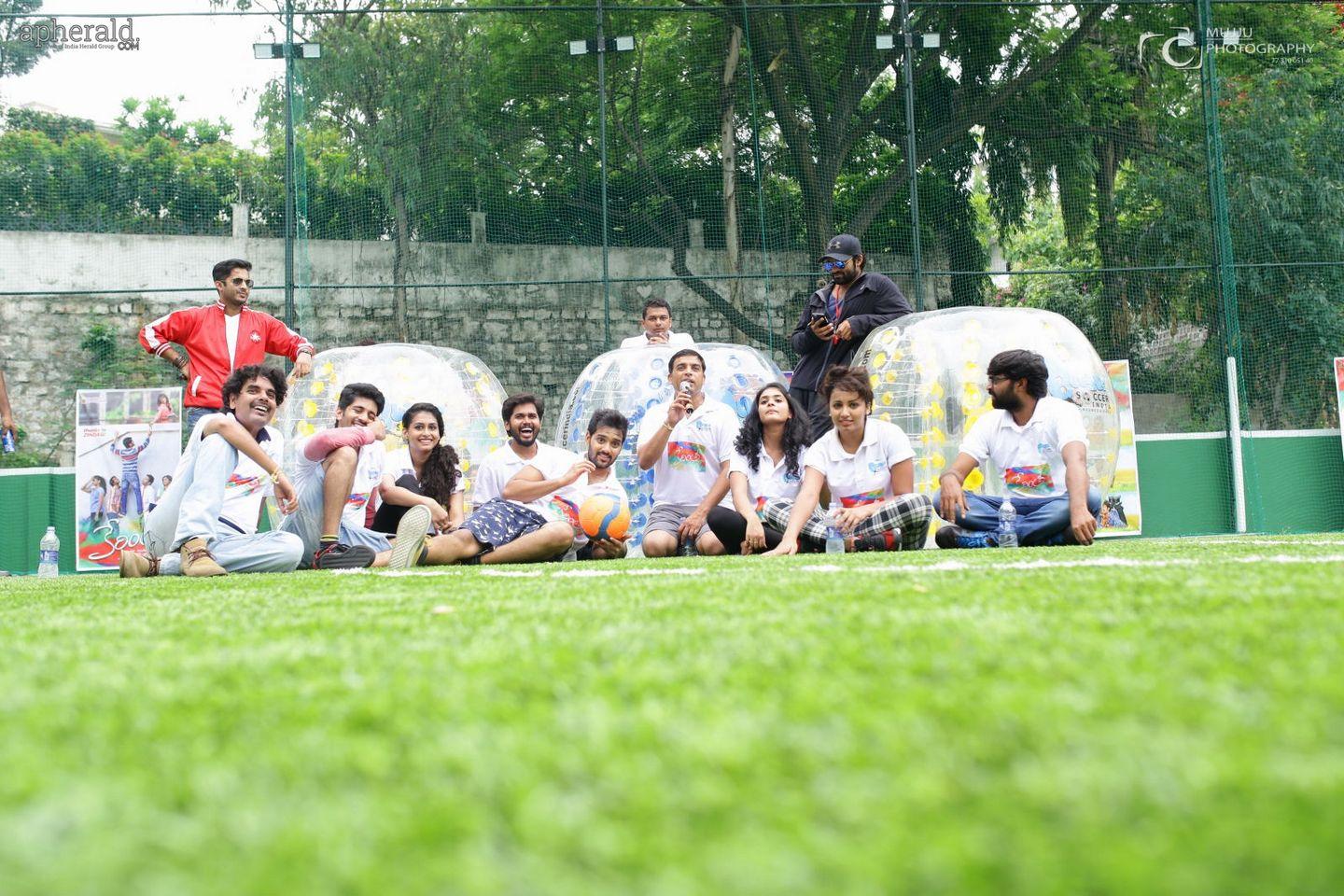 Kerintha Team At Bubble Soccer Event