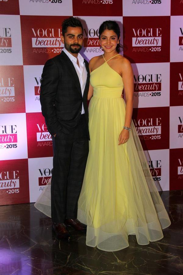 Kholi & Anushka Sharma At Vogue Beauty Awards Photos