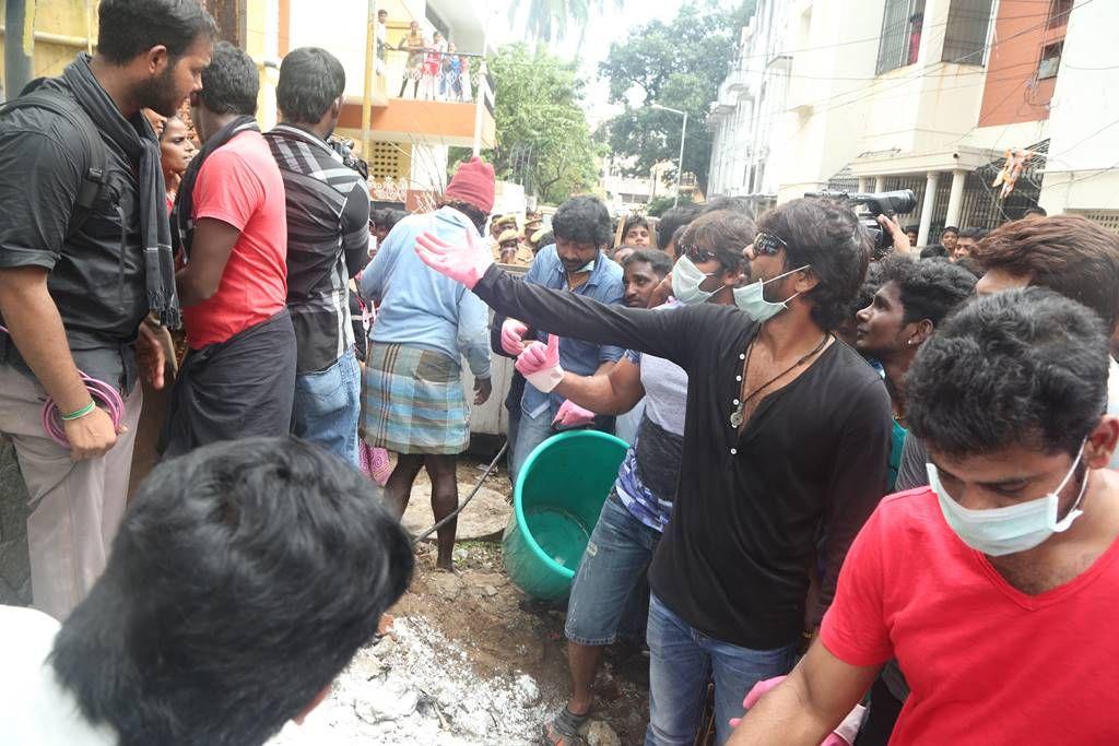 Kollywood Celebs Participate  Cleans Chennai Photos