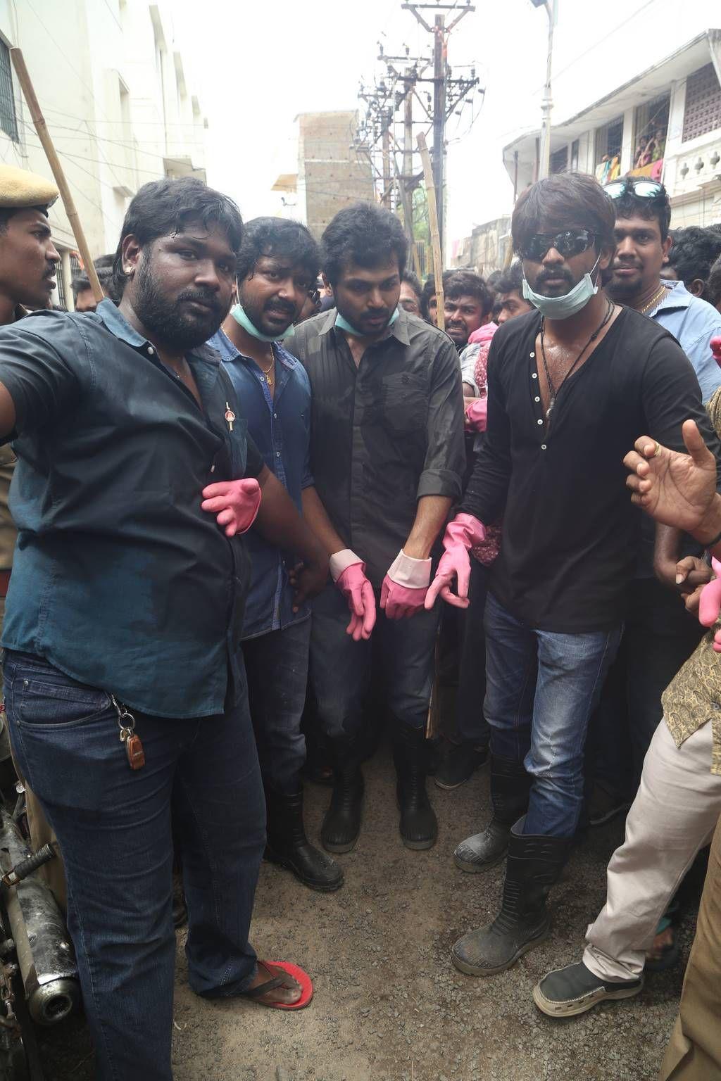 Kollywood Celebs Participate  Cleans Chennai Photos