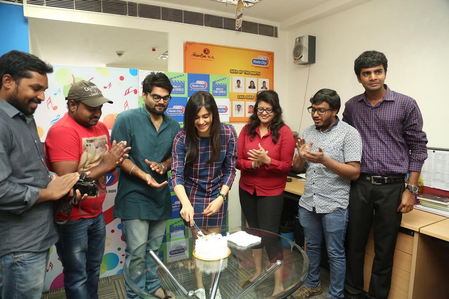  Kshanam Team  Photos At Radio City