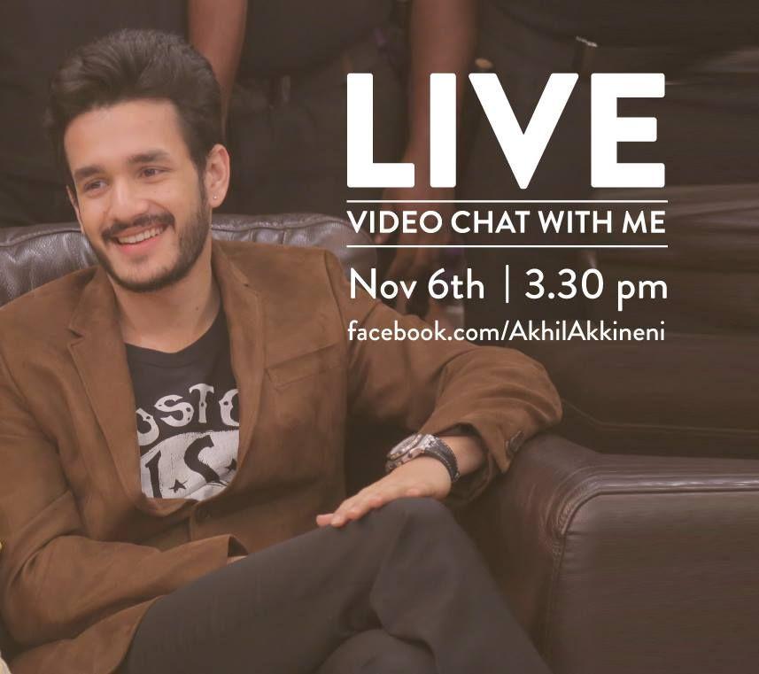 Live video chat with Akhil