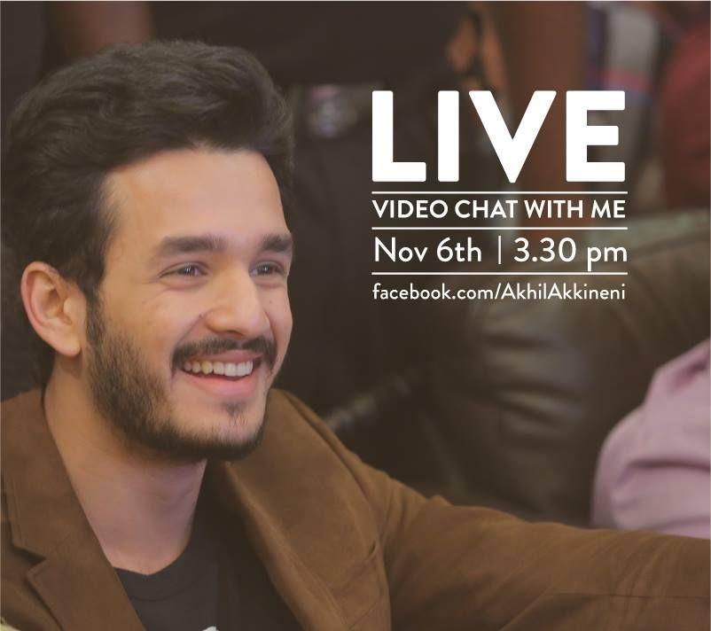 Live video chat with Akhil