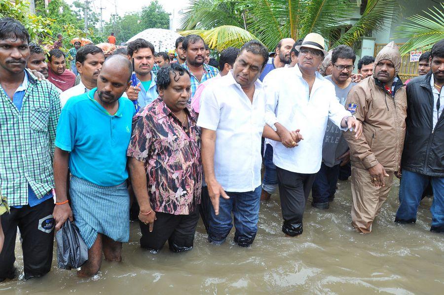 Maa Association Flood Relief program at Allwyn Colony Photos