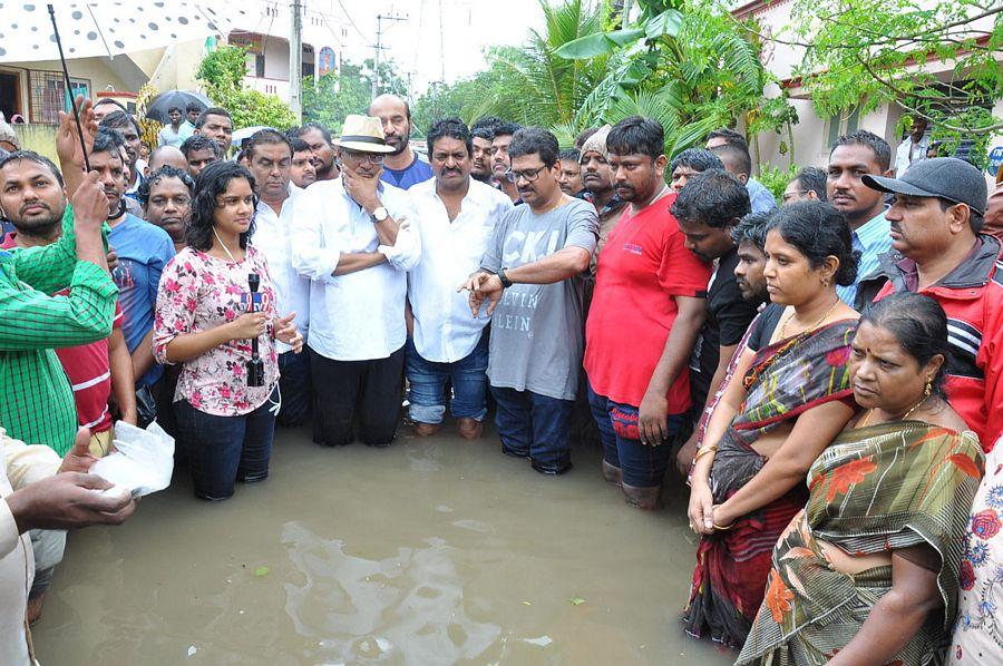 Maa Association Flood Relief program at Allwyn Colony Photos