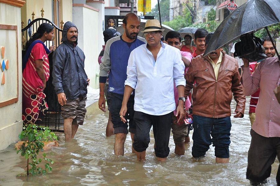 Maa Association Flood Relief program at Allwyn Colony Photos