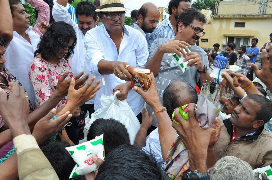 Maa Association Flood Relief program at Allwyn Colony Photos