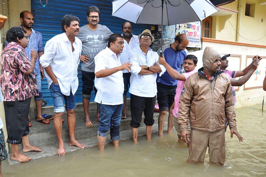 Maa Association Flood Relief program at Allwyn Colony Photos