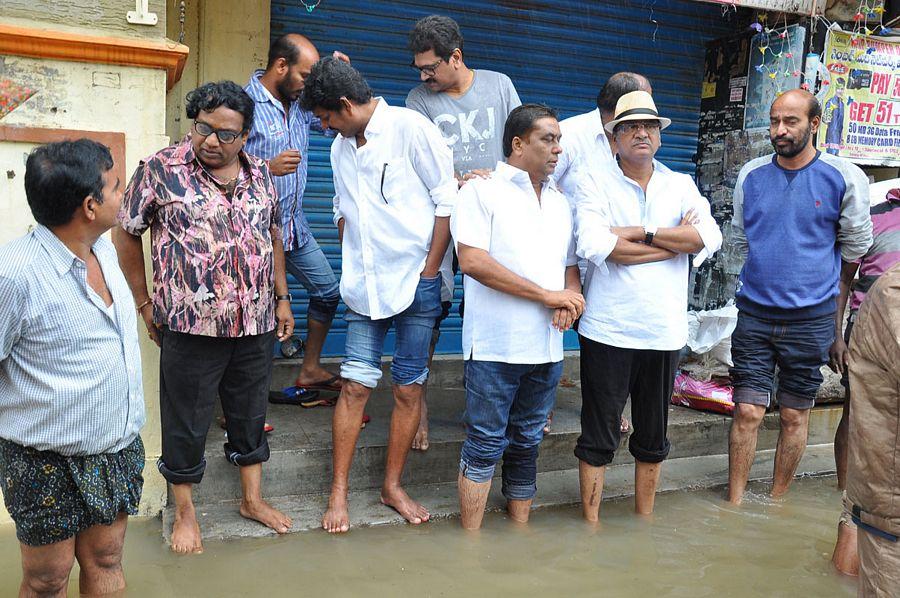 Maa Association Flood Relief program at Allwyn Colony Photos