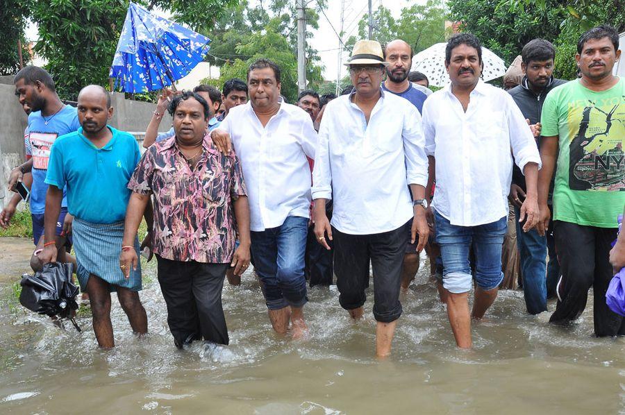 Maa Association Flood Relief program at Allwyn Colony Photos