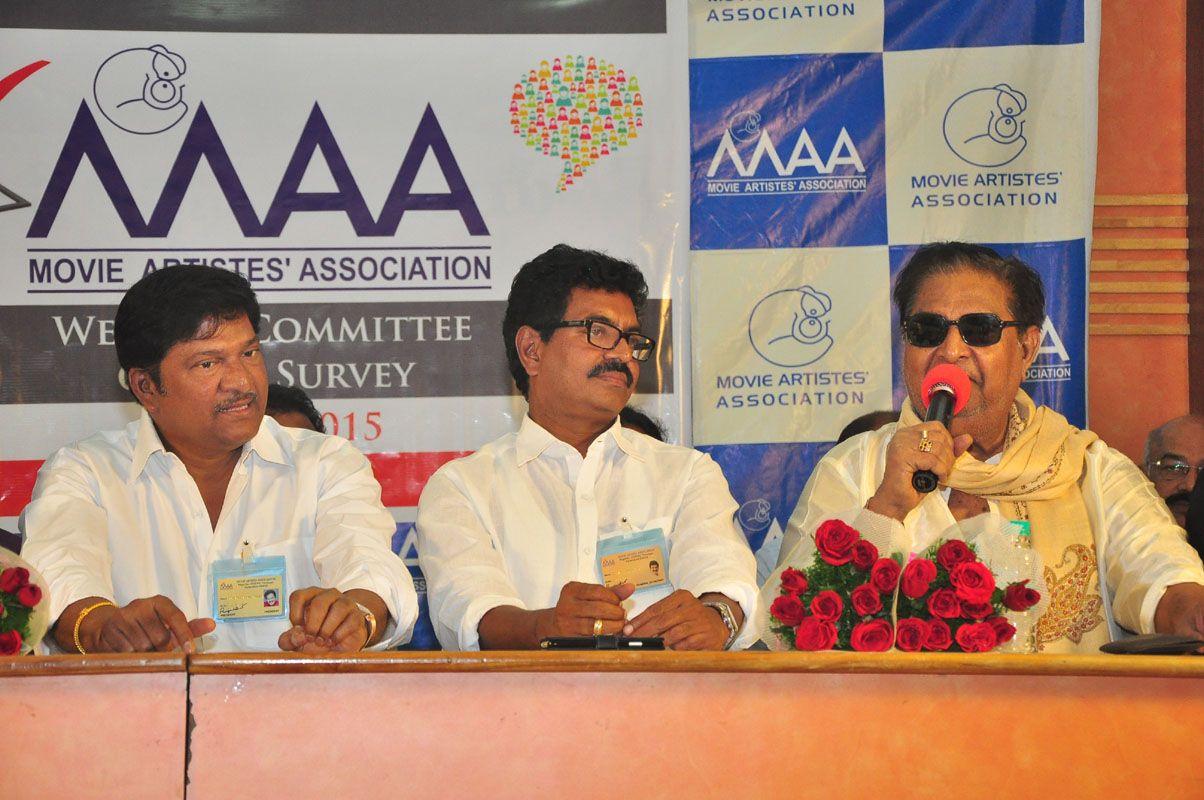 Maa Association Welfare Committee Grand Survey Press Meet