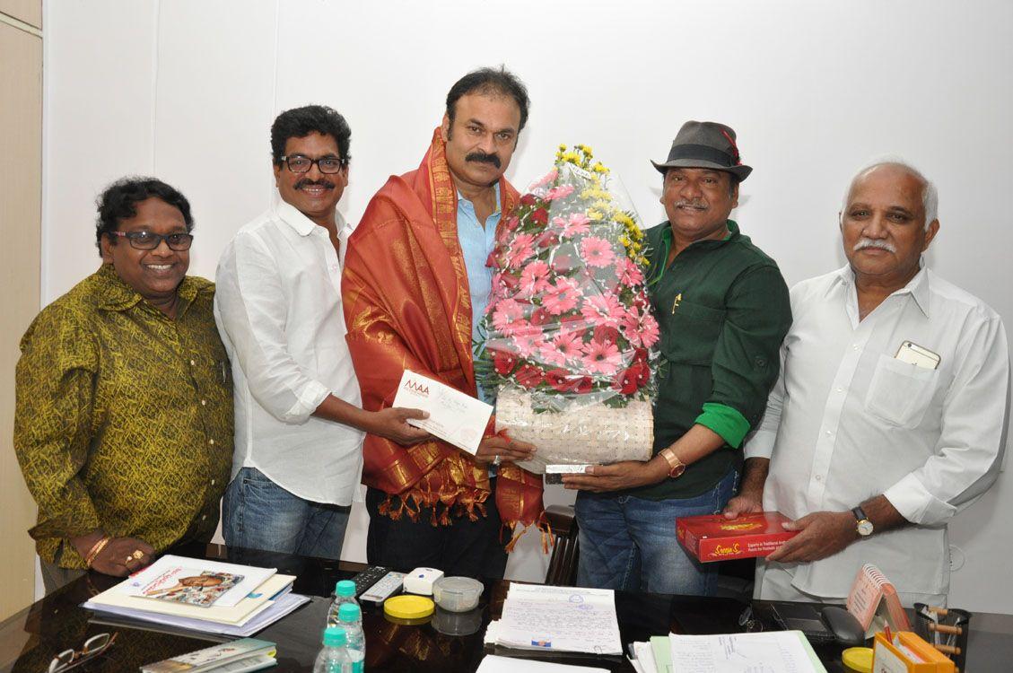 Maa Team Celebrates Nagababu Birthday