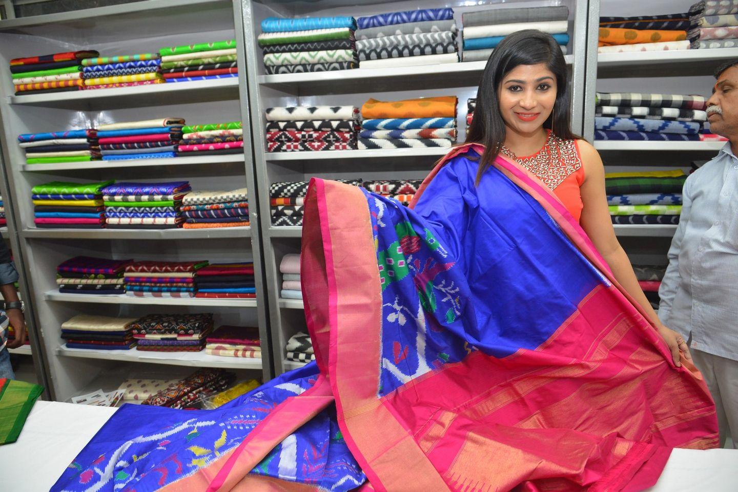 Madhulagna Das at Pochampally Ikat Art Mela Photos