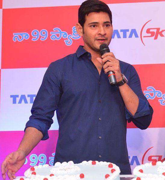 Mahesh Babu At TATA Sky Success Celebrations Photos