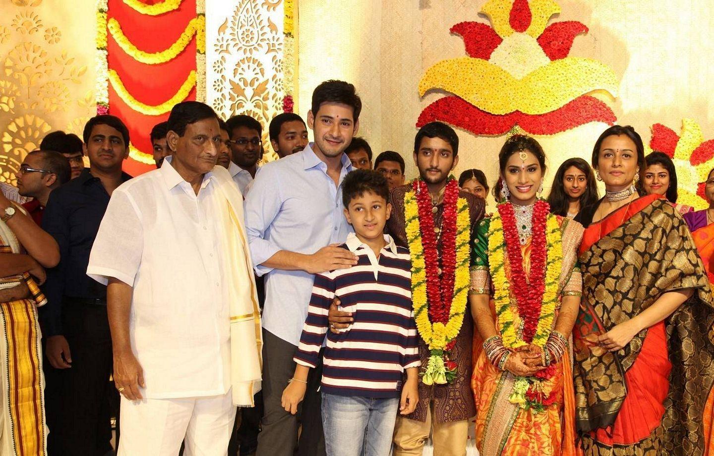 Mahesh Babu Stills At Adiseshagiri Rao Son Engagement