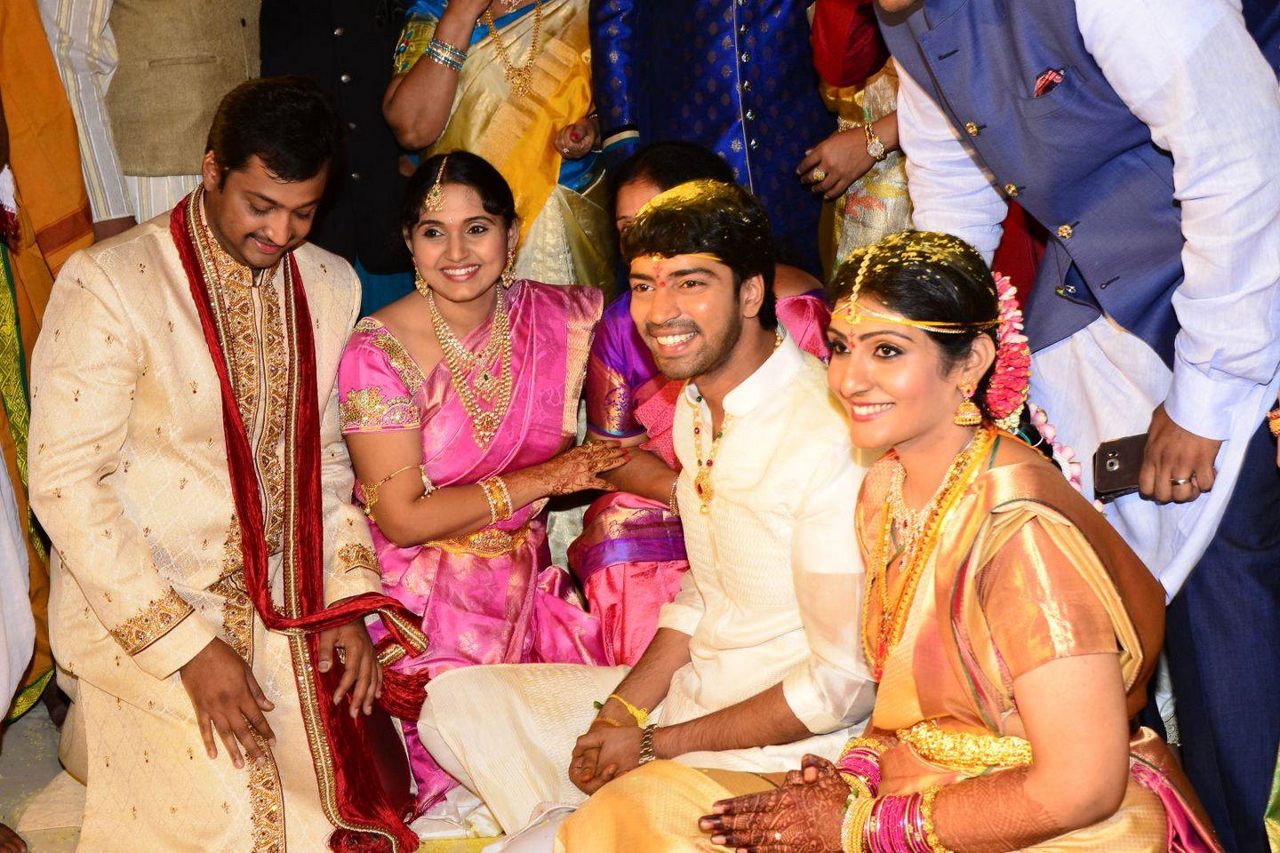 Main Celebs Group at Allari Naresh Wedding Photos