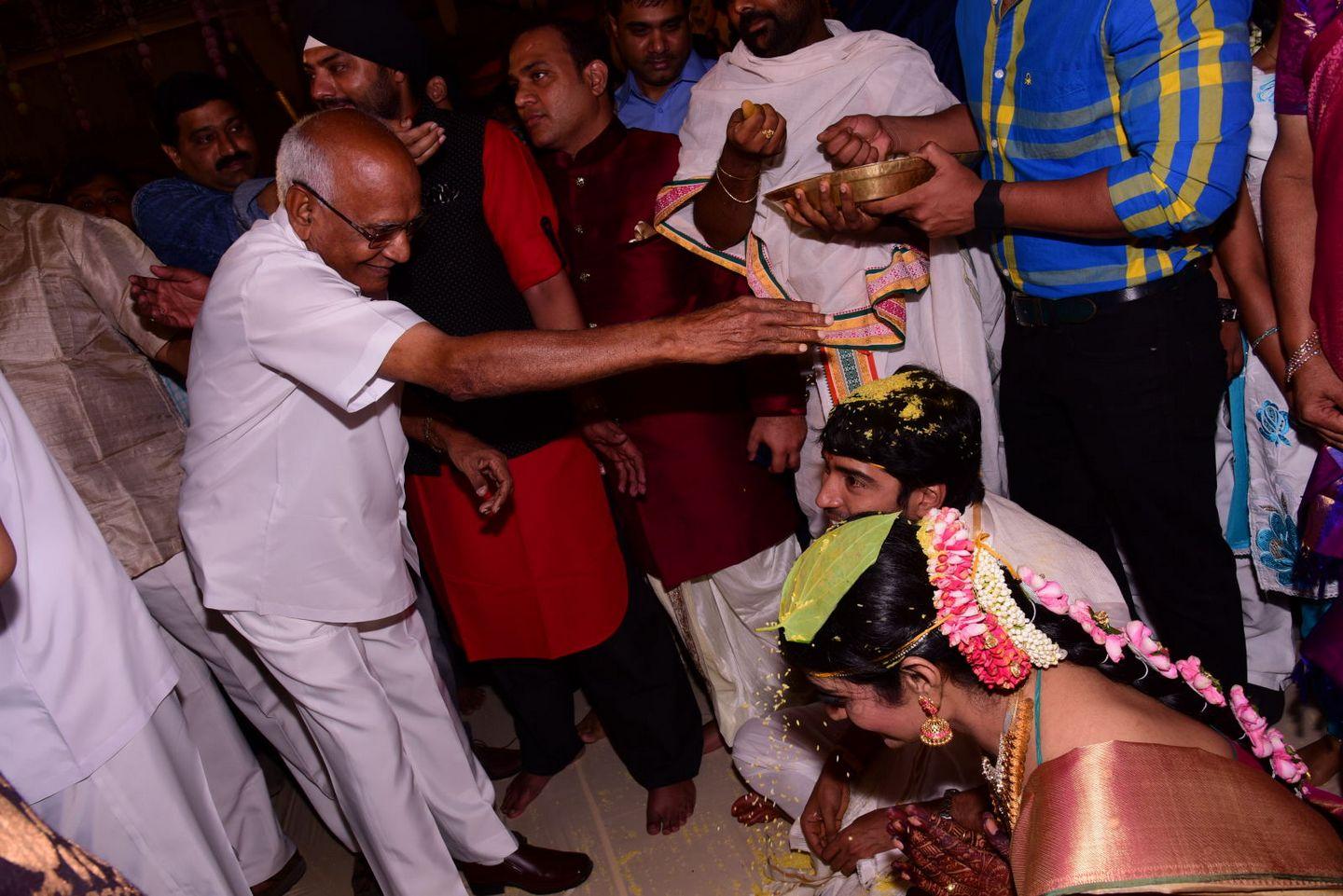 Main Celebs Group at Allari Naresh Wedding Photos