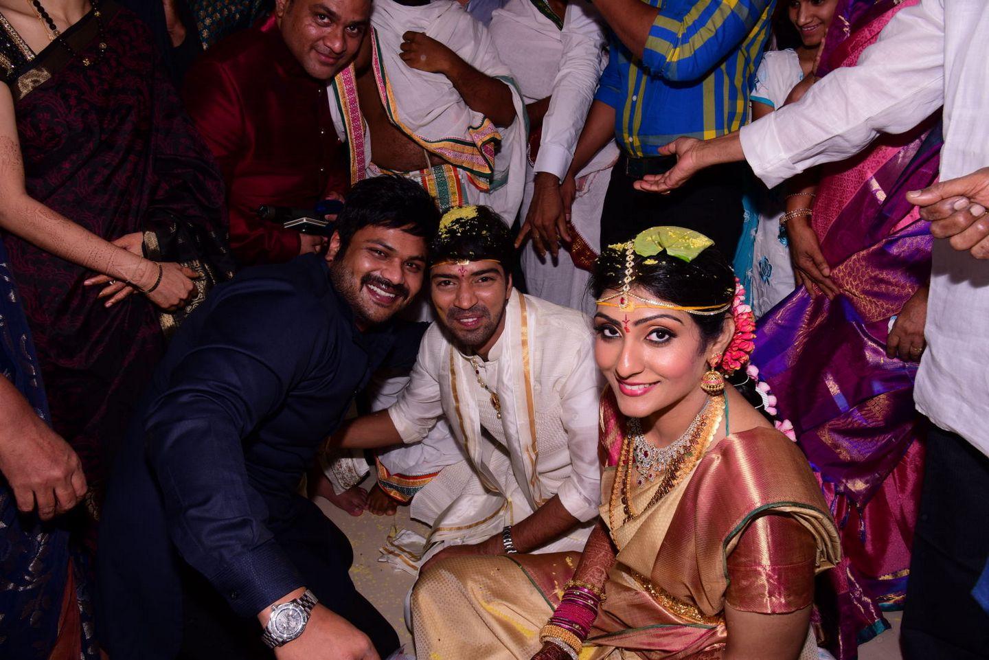 Main Celebs Group at Allari Naresh Wedding Photos