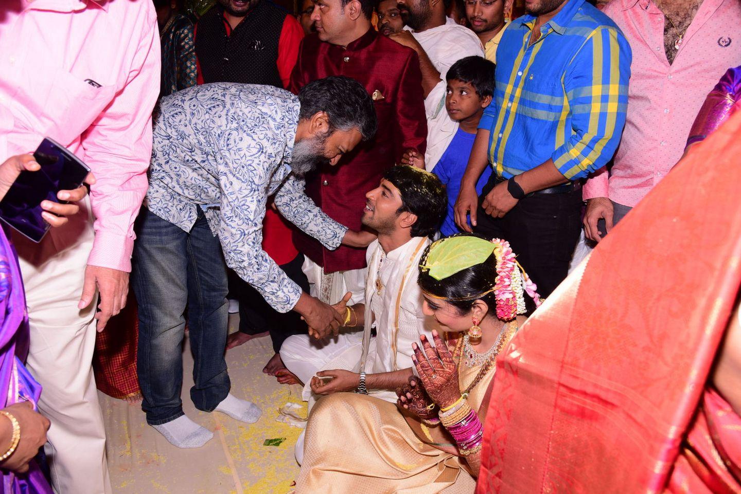 Main Celebs Group at Allari Naresh Wedding Photos