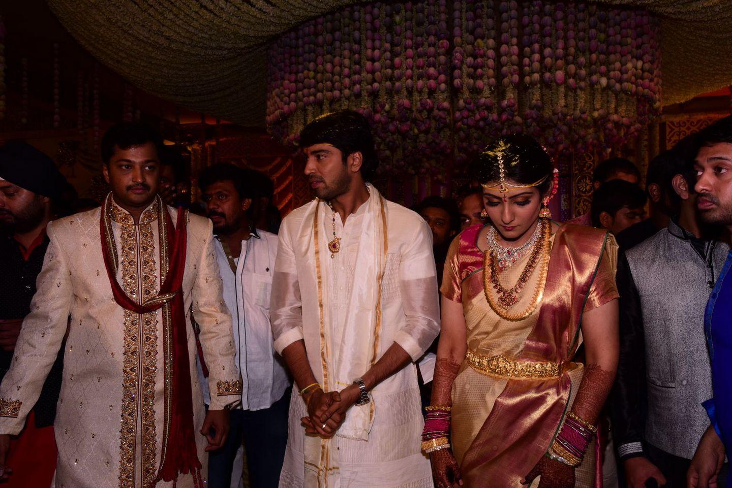 Main Celebs Group at Allari Naresh Wedding Photos
