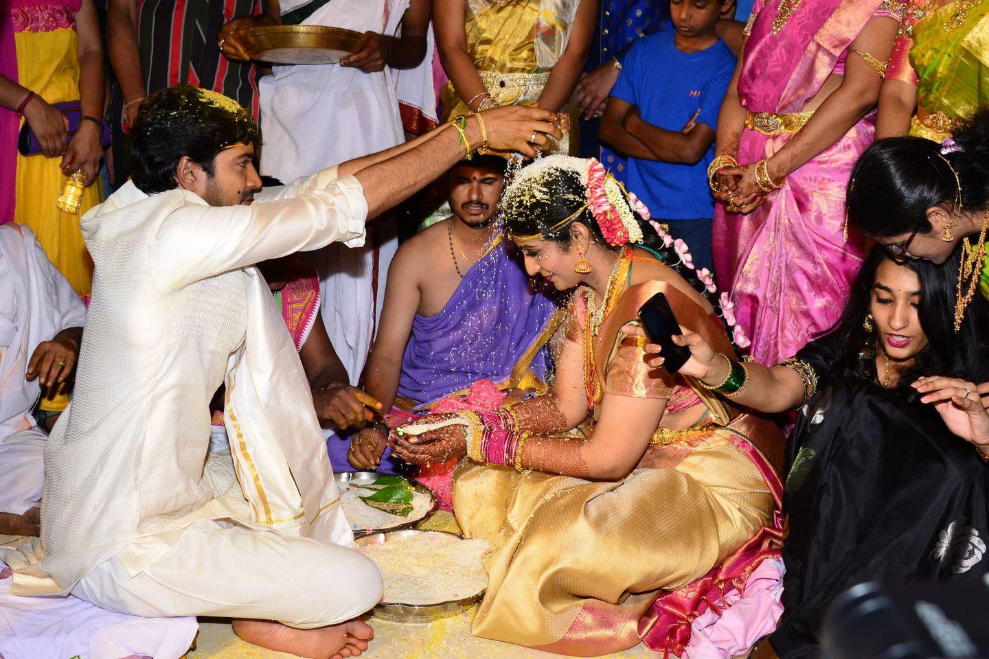 Main Celebs Group at Allari Naresh Wedding Photos