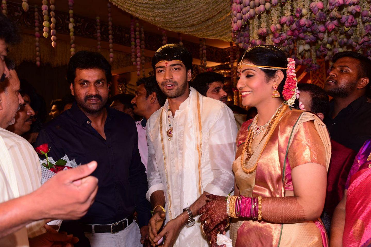 Main Celebs Group at Allari Naresh Wedding Photos