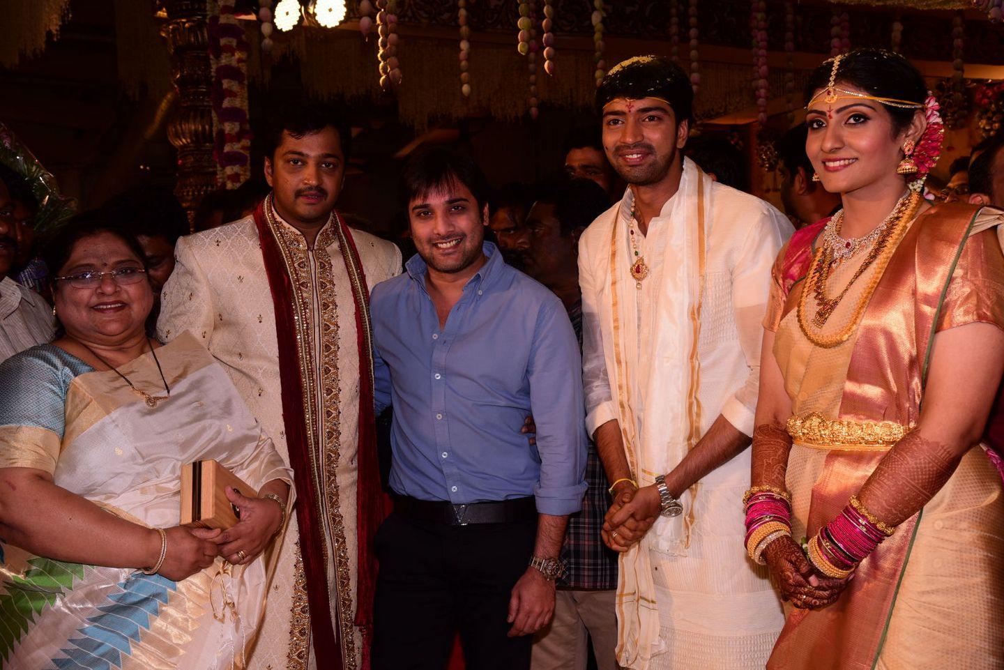 Main Celebs Group at Allari Naresh Wedding Photos
