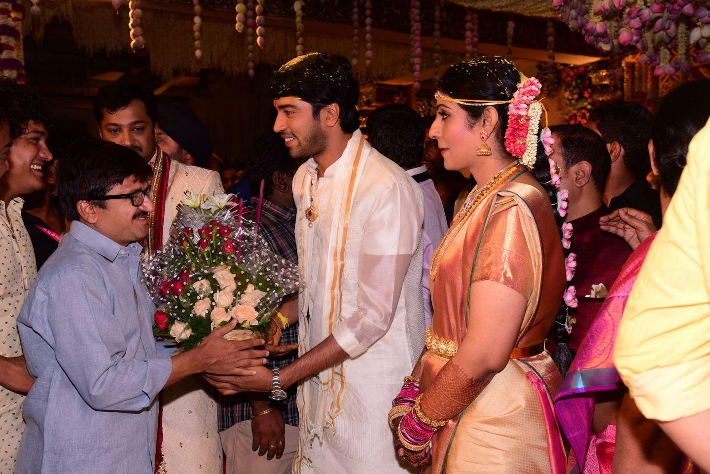 Main Celebs Group at Allari Naresh Wedding Photos