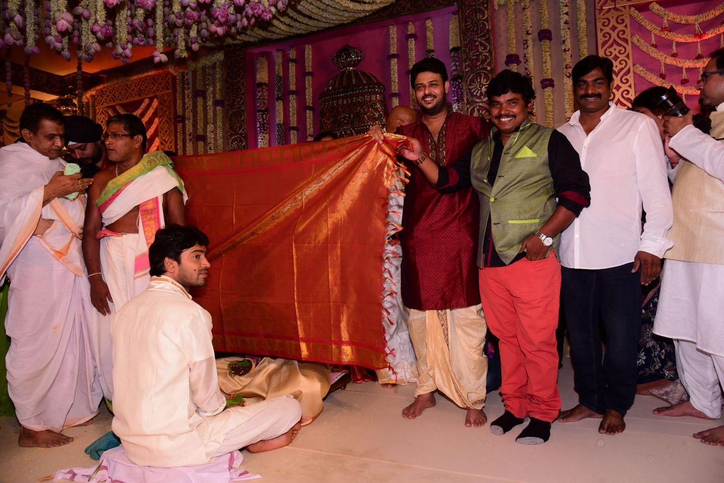 Main Celebs Group at Allari Naresh Wedding Photos