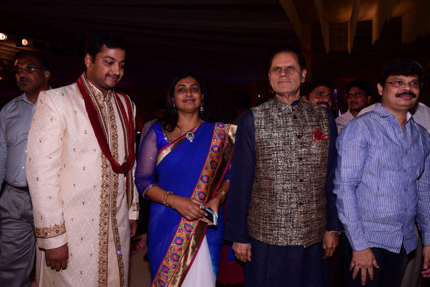 Main Celebs Group at Allari Naresh Wedding Photos