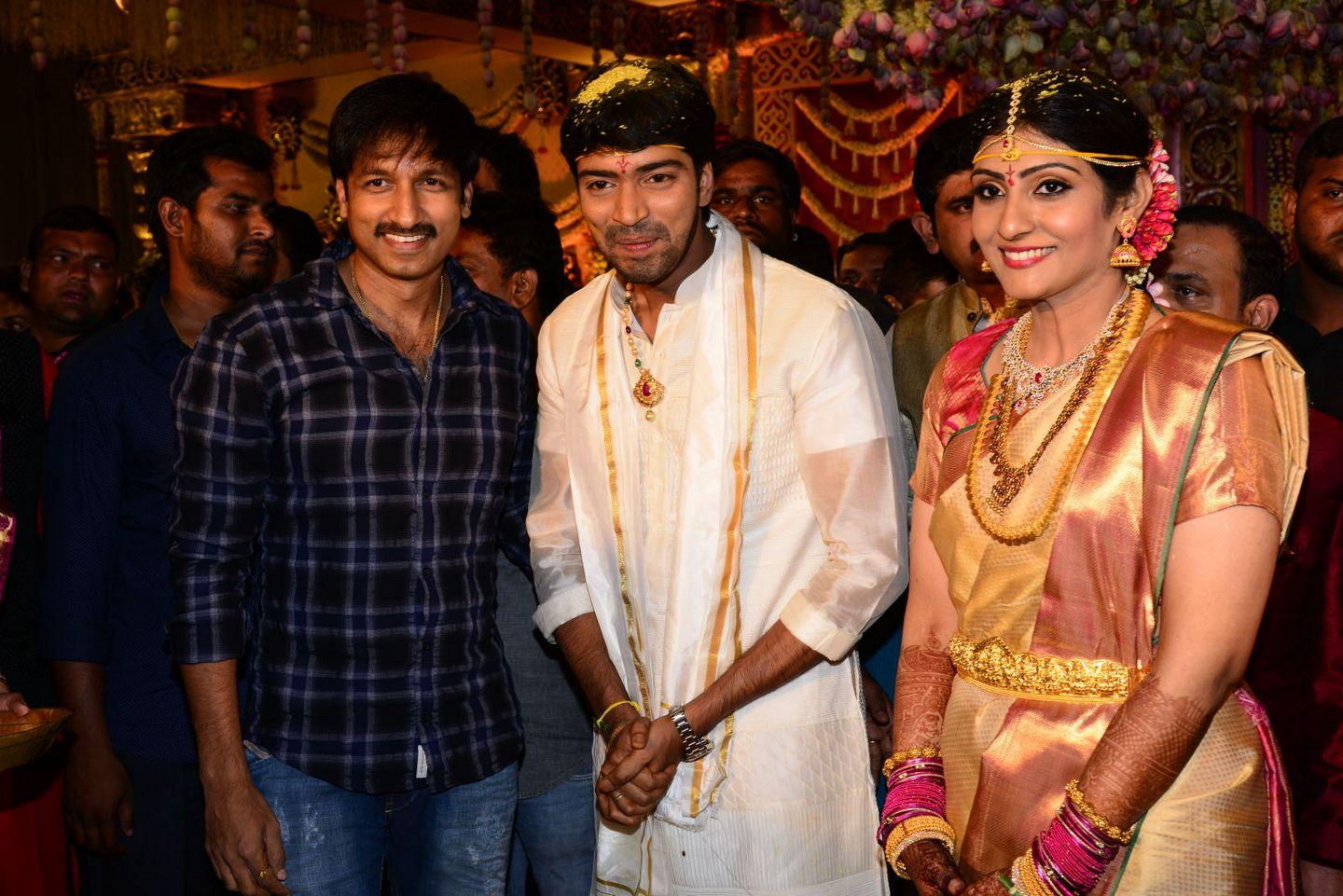 Main Celebs Group at Allari Naresh Wedding Photos