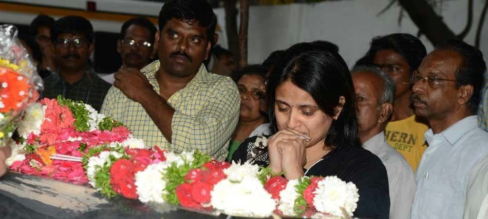 Malayalam actress Kalpana Ranjini’s funeral Photos