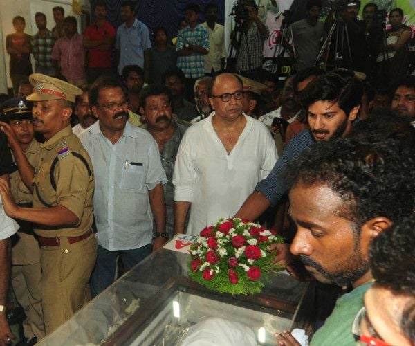 Malayalam actress Kalpana Ranjini’s funeral Photos