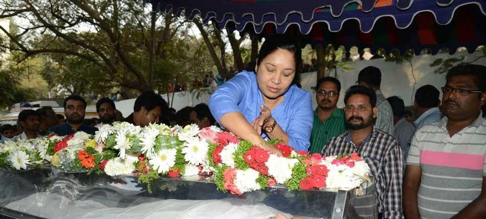 Malayalam actress Kalpana Ranjini’s funeral Photos