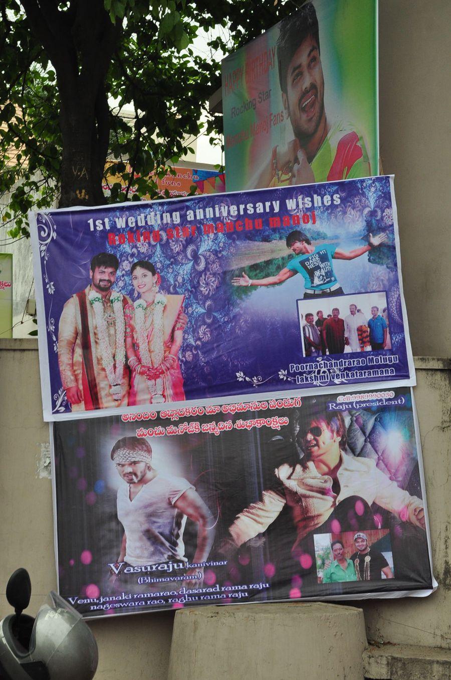 Manchu Manoj Birthday Celebrations Photos