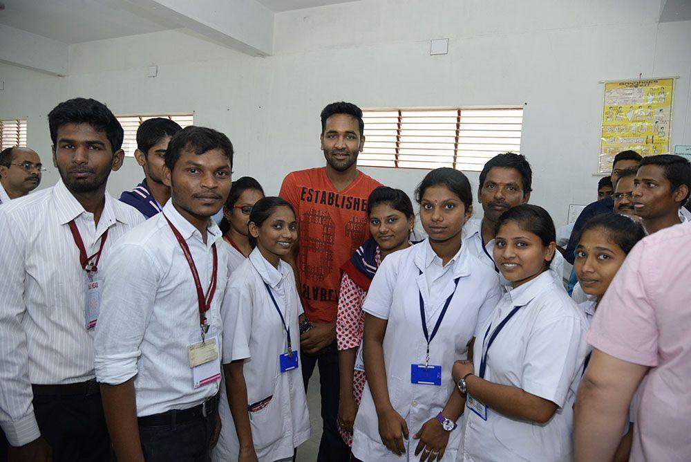 Manchu Vishnu at  Blood Donation Camp