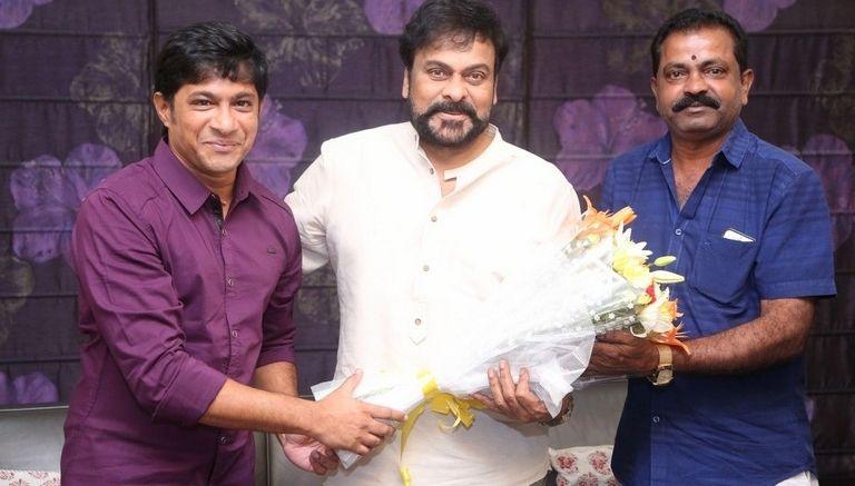 Megastar Chiranjeevi bought the first ticket of Darshakudu