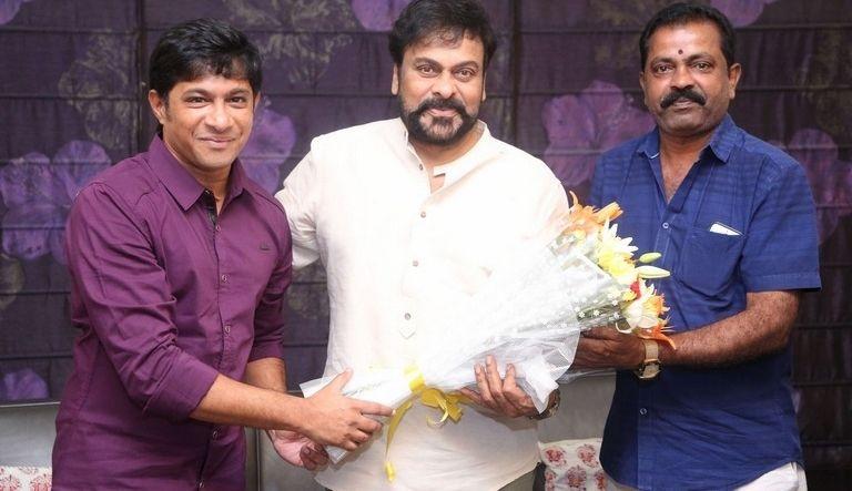 Megastar Chiranjeevi bought the first ticket of Darshakudu