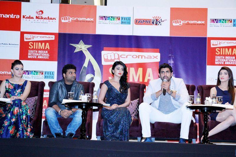 Micromax SIIMA 2015 Dubai Press meet Photos