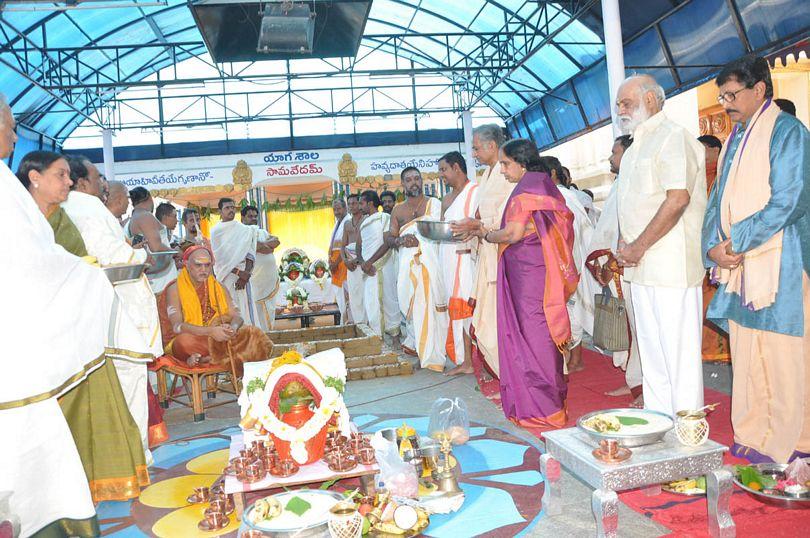 Mrutyunjaya Yagam At Film Nagar Temple