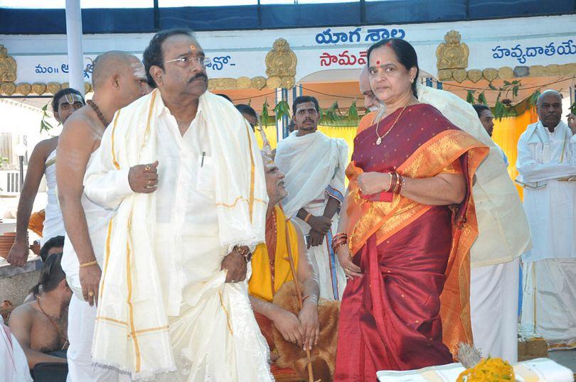 Mrutyunjaya Yagam At Film Nagar Temple