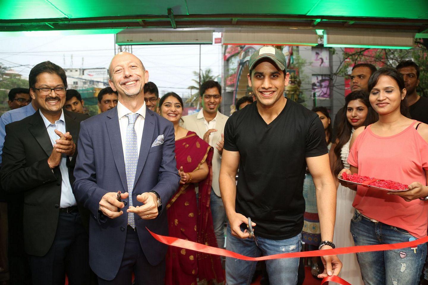 Naga Chaitanya Launches Piaggio Showroom Photos