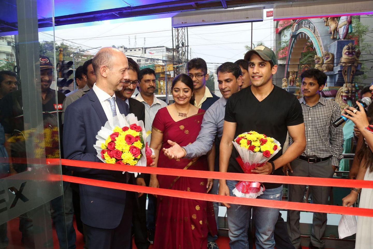 Naga Chaitanya Launches Piaggio Showroom Photos