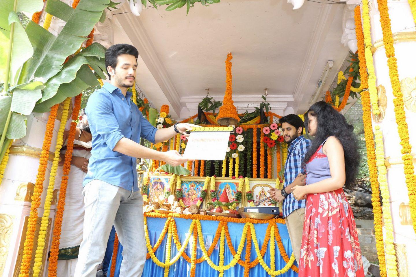 Naga Chaitanya Movie Opening Pics