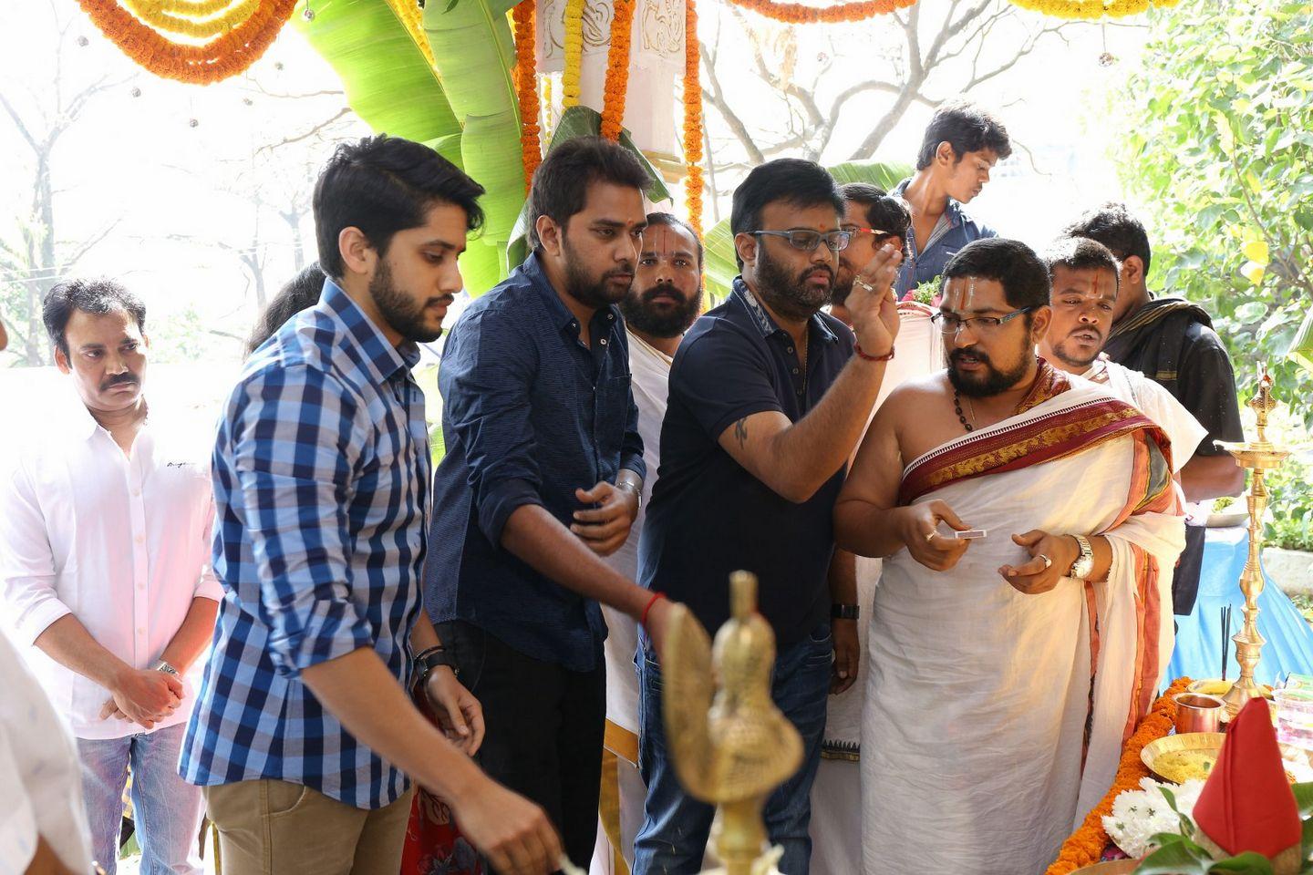 Naga Chaitanya Movie Opening Pics