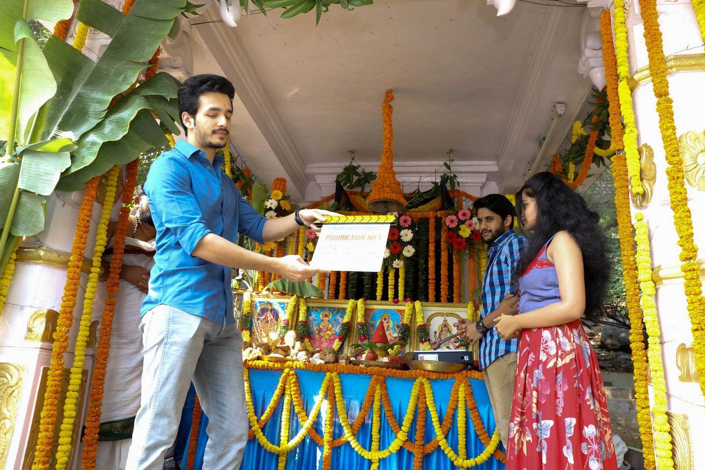 Naga Chaitanya Movie Opening Pics