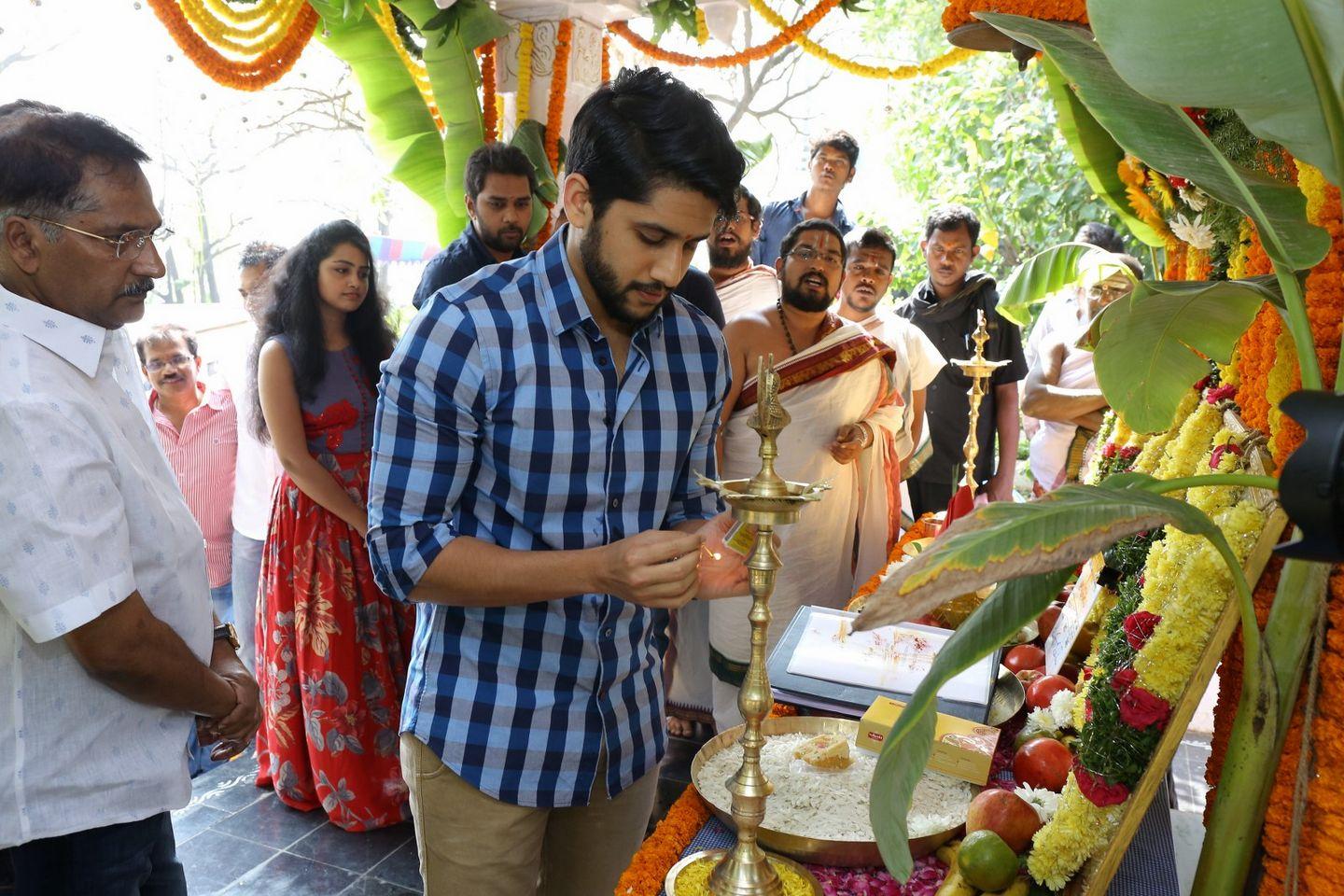 Naga Chaitanya Movie Opening Pics