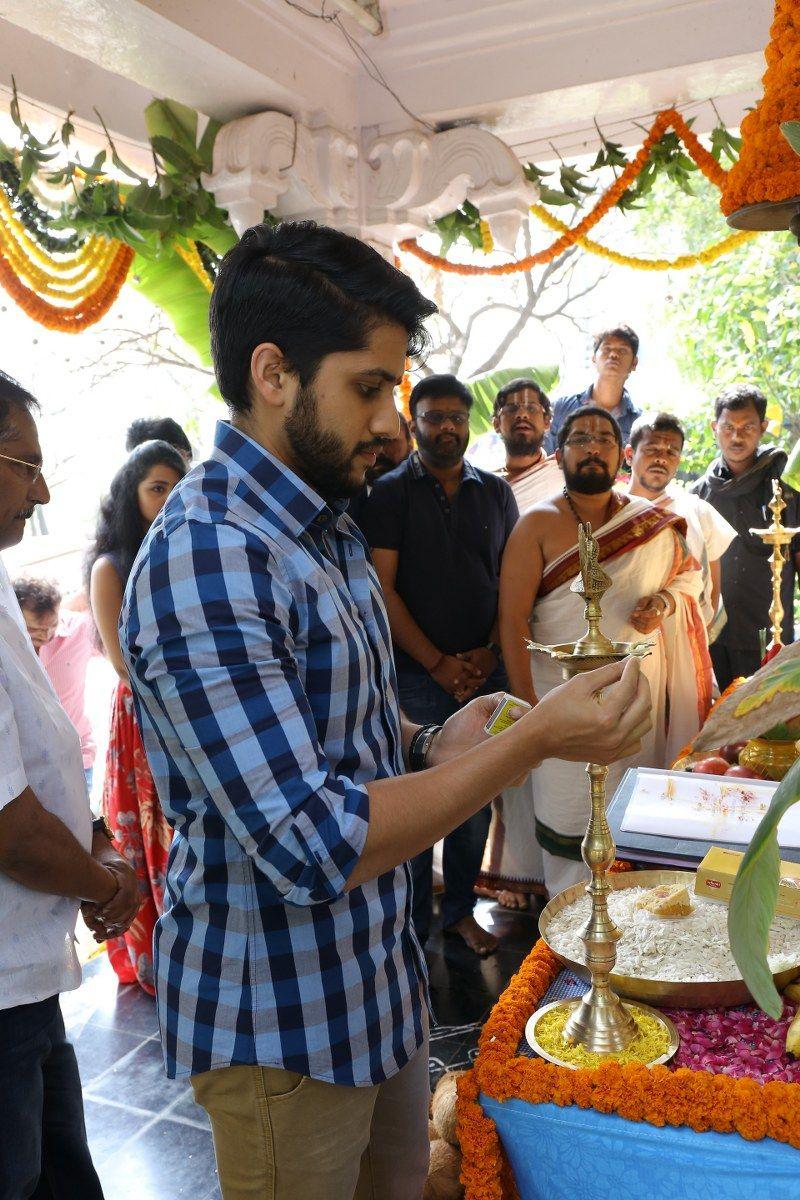 Naga Chaitanya Movie Opening Pics