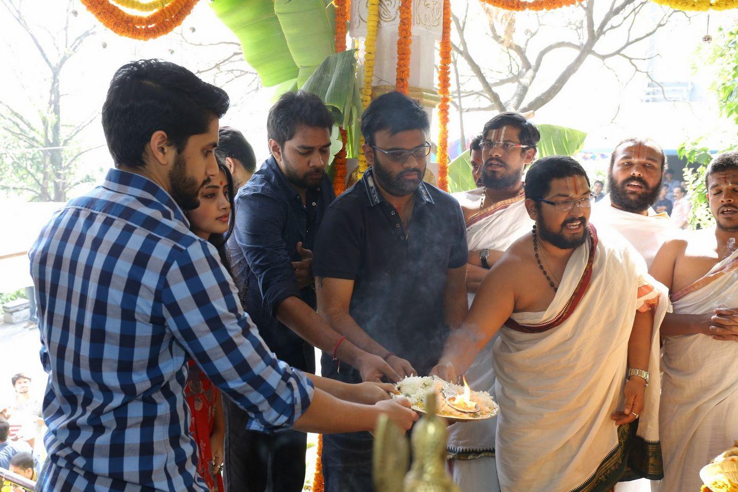 Naga Chaitanya Movie Opening Pics